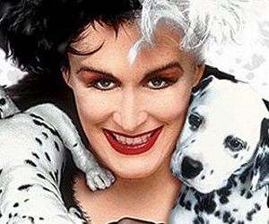 Still shot from the movie: 101 Dalmatians.