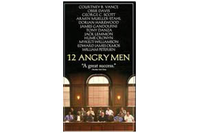 Still shot from the movie: 12 Angry Men (1997).