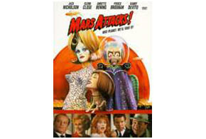 Still shot from the movie: Mars Attacks.