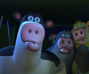 Still shot from the movie: Barnyard: The Original Party Animals.