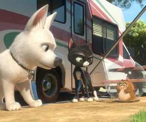 Still shot from the movie: Bolt.