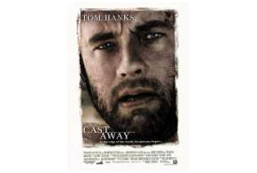 Still shot from the movie: Cast Away.