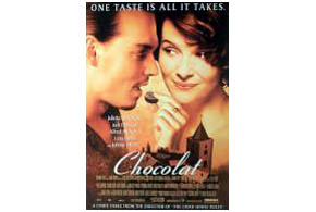 Still shot from the movie: Chocolat.