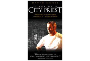 Still shot from the movie: Diary of a City Priest.