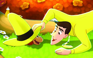 Still shot from the movie: Curious George.
