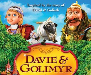Still shot from the movie: Davie and Golimyr.