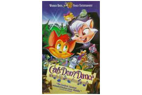 Still shot from the movie: Cats Don’t Dance.