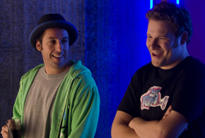Still shot from the movie: Funny People.