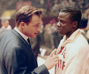 Still shot from the movie: Glory Road.