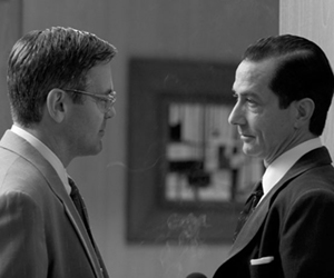 Still shot from the movie: Good Night and Good Luck.