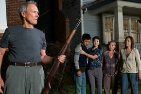 Still shot from the movie: Gran Torino.