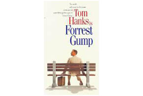 Still shot from the movie: Forrest Gump.