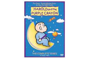 Still shot from the movie: Harold and the Purple Crayon.