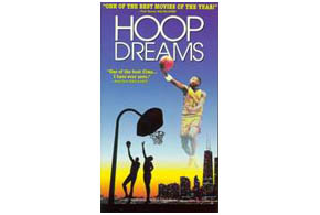 Still shot from the movie: Hoop Dreams.