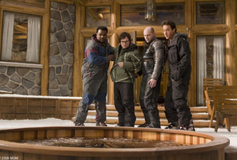 Official photo from the movie: Hot Tub Time Machine.