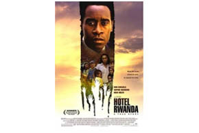 Still shot from the movie: Hotel Rwanda.