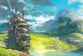 Still shot from the movie: Howl’s Moving Castle.