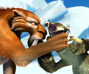 Still shot from the movie: Ice Age 2: The Meltdown.