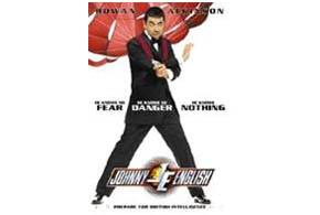 Still shot from the movie: Johnny English.