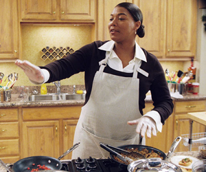 Still shot from the movie: Last Holiday.