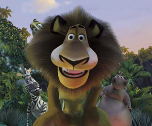 Still shot from the movie: Madagascar.