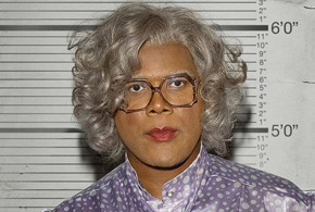 Still shot from the movie: Madea Goes to Jail.