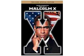 Still shot from the movie: Malcolm X.