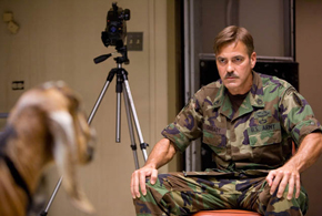 Still shot from the movie: Men Who Stare at Goats.