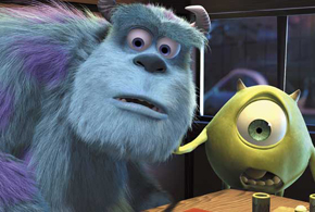 Still shot from the movie: Monsters, Inc..
