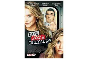 Still shot from the movie: New York Minute.