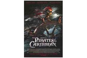 Still shot from the movie: Pirates of the Caribbean: The Curse of the Black Pearl.