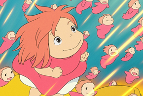 Official photo from the movie: Ponyo.