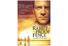 Still shot from the movie: Rabbit-Proof Fence.