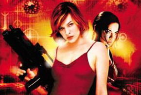 Still shot from the movie: Resident Evil.
