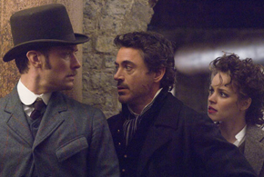 Still shot from the movie: Sherlock Holmes.