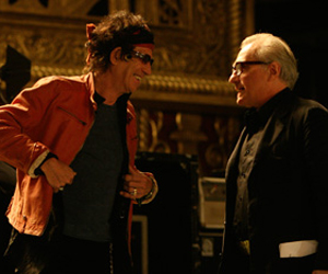 Still shot from the movie: Shine A Light.