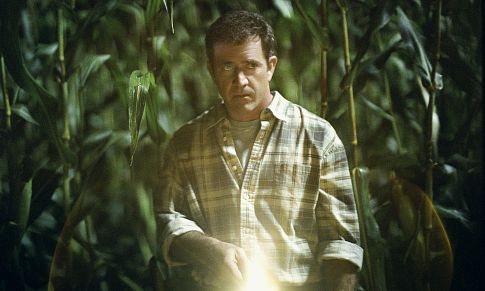 Still shot from the movie: Signs.