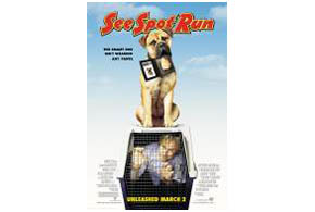 Still shot from the movie: See Spot Run.