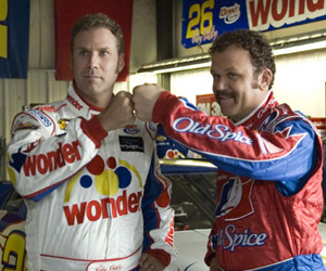 Still shot from the movie: Talladega Nights: The Ballad of Ricky Bobby.