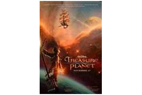 Still shot from the movie: Treasure Planet.