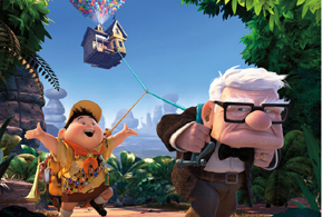 Still shot from the movie: Up.