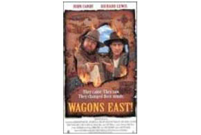 Still shot from the movie: Wagons East.