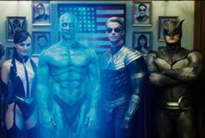 Still shot from the movie: Watchmen.