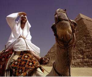 Still shot from the movie: Where in the World is Osama Bin Laden.